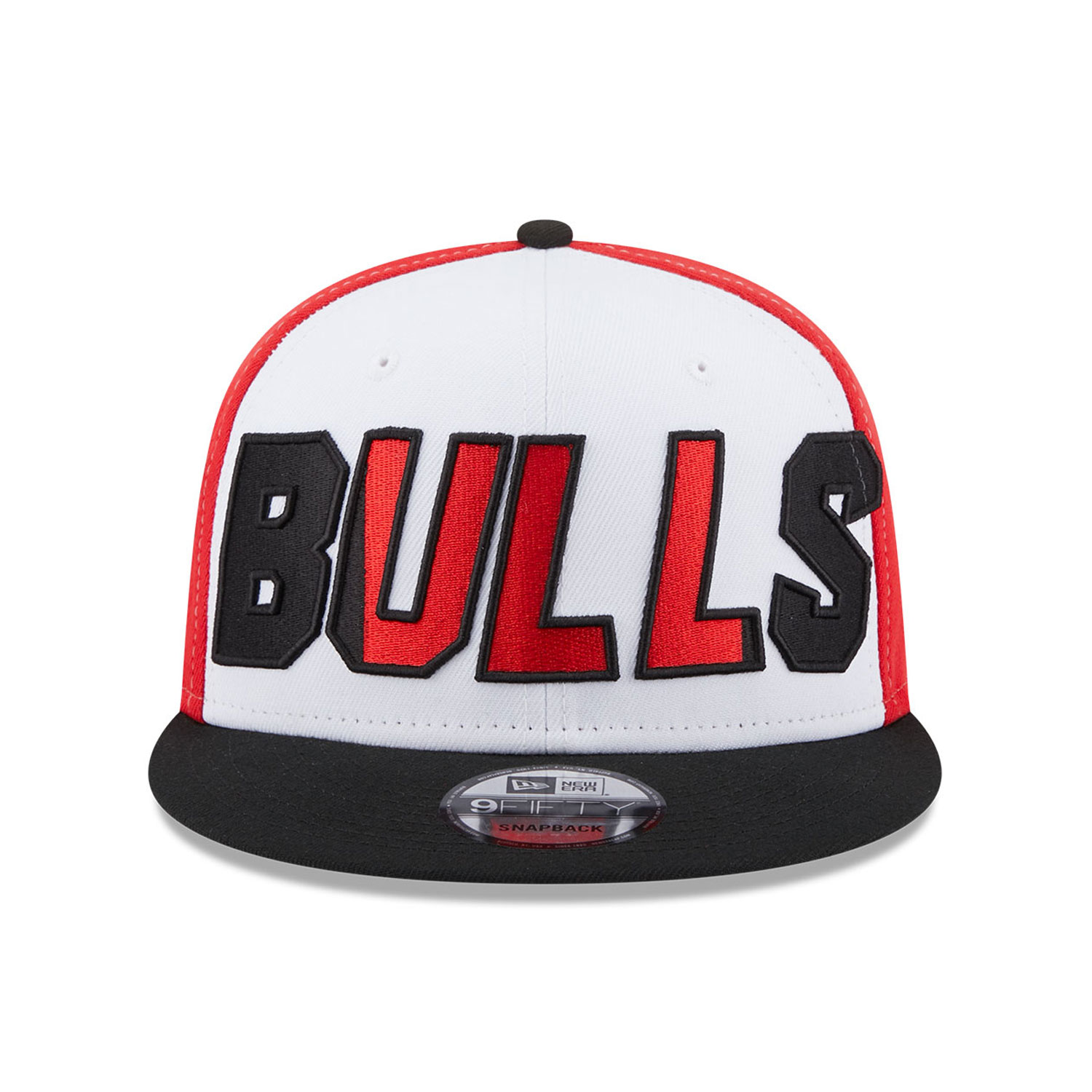 Chicago Bulls NBA Back Half Black 9FIFTY Snapback Cap