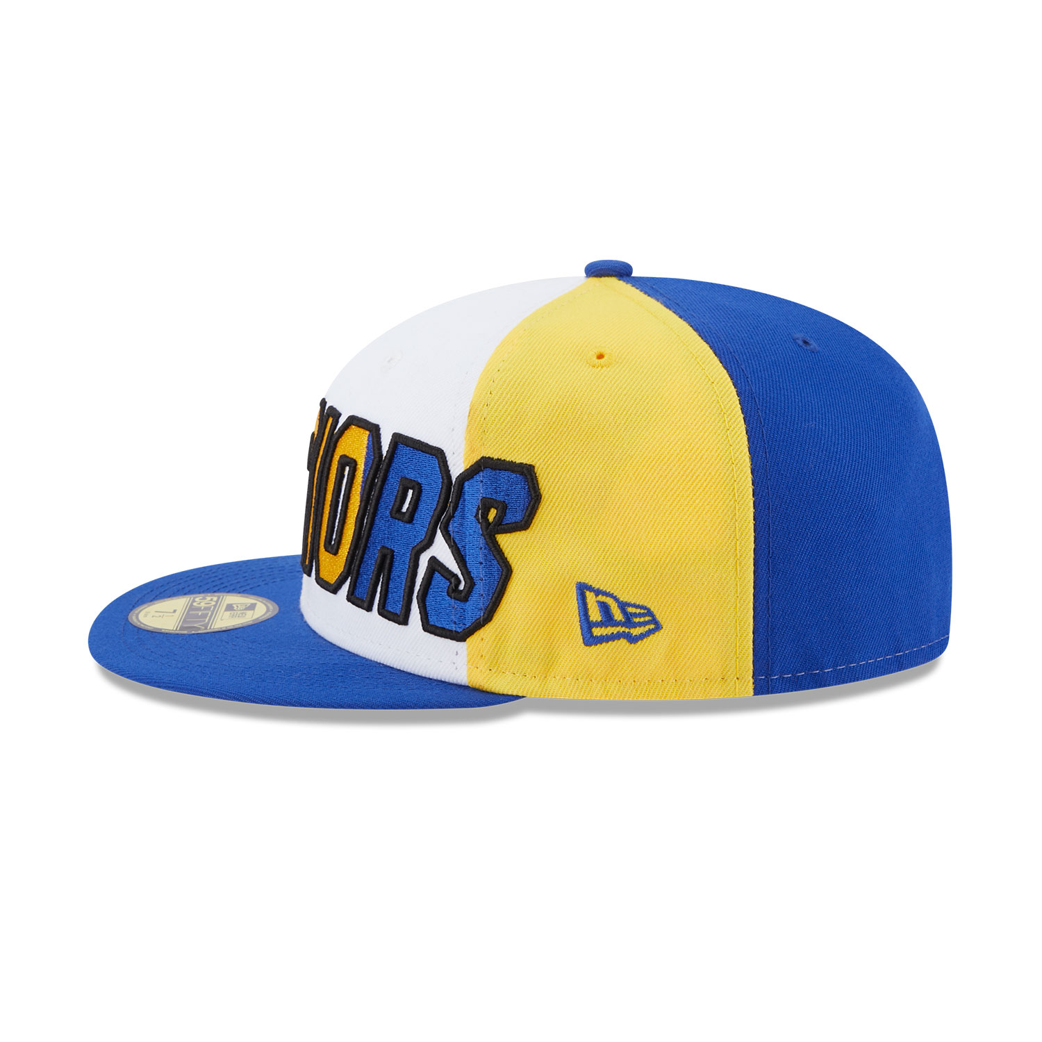 Golden State Warriors NBA Back Half Blue 59FIFTY Fitted Cap