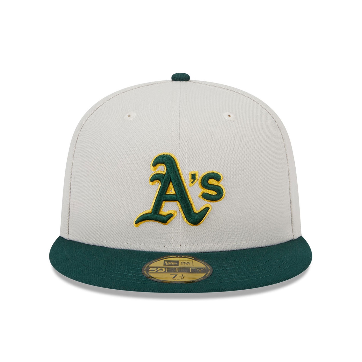 Oakland Athletics Varsity Letter Stone 59FIFTY Fitted Cap