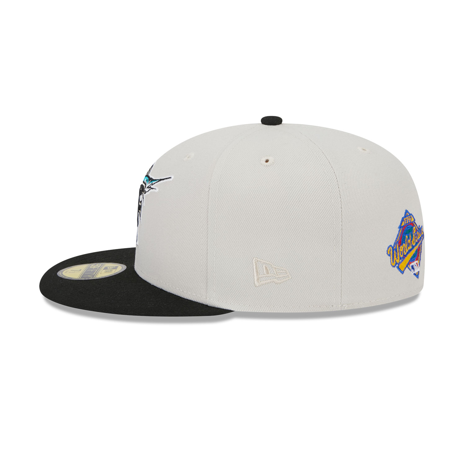 Miami Marlins Varsity Letter Stone 59FIFTY Fitted Cap