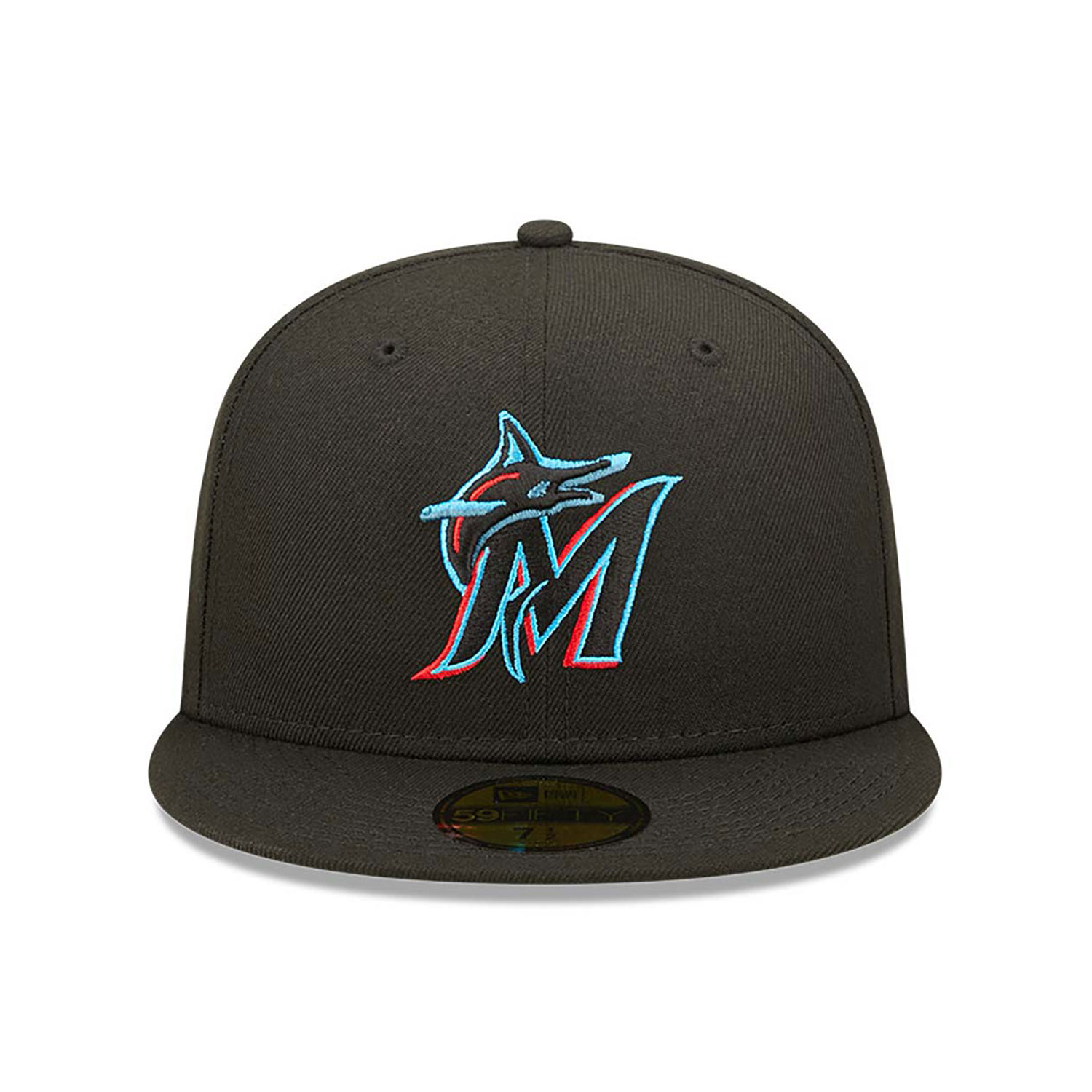 Miami Marlins Authentic On Field Game Black 59FIFTY Fitted Cap