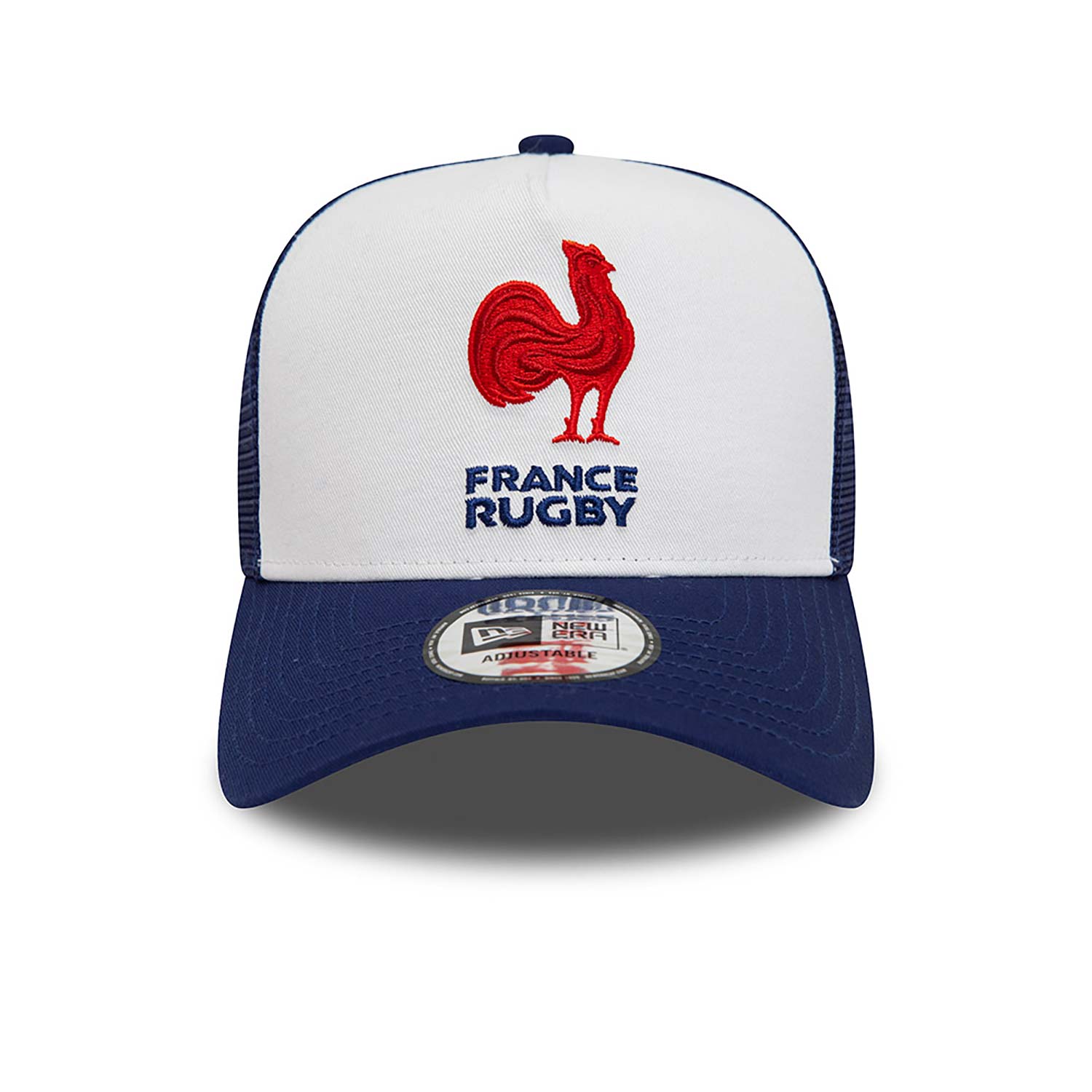 French Federation Of Rugby White A-Frame Trucker Cap