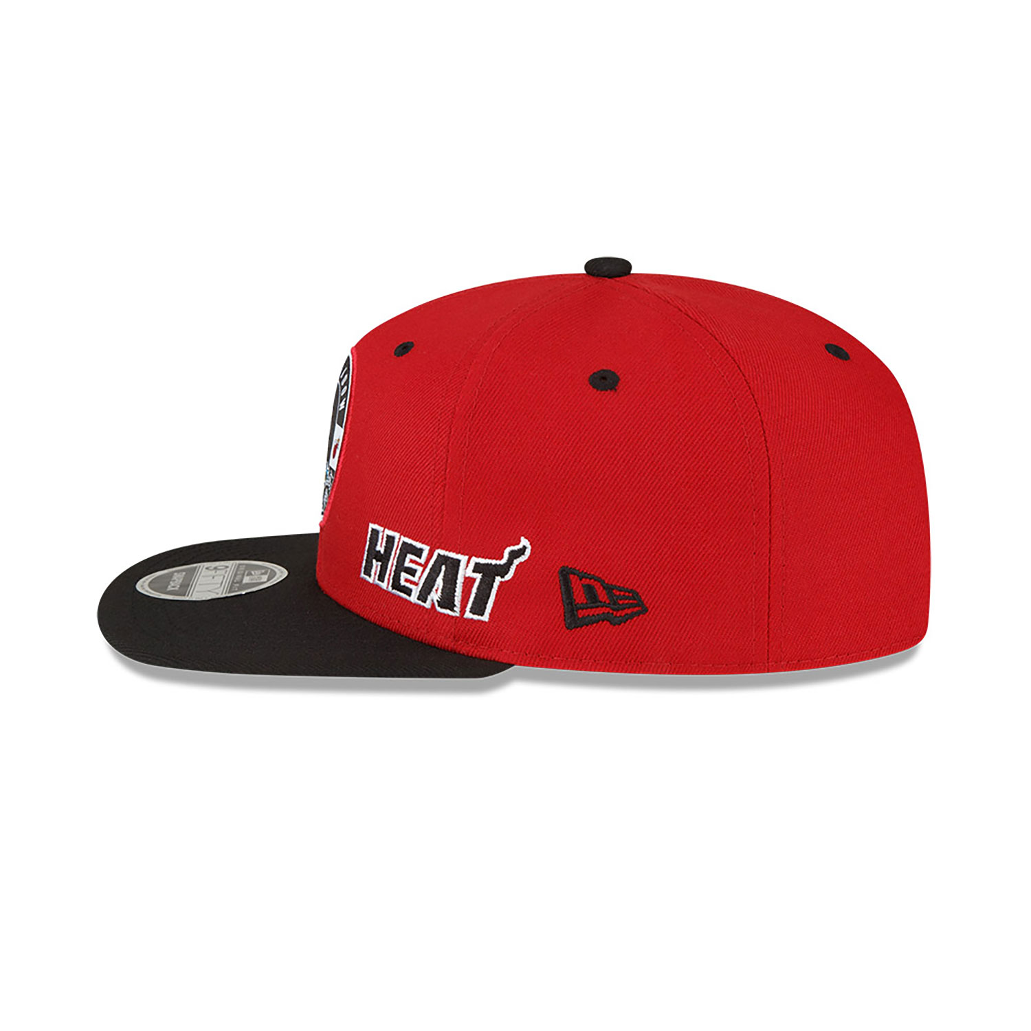 Miami Heat NBA x Marvel Black Widow Red 9FIFTY Snapback Cap