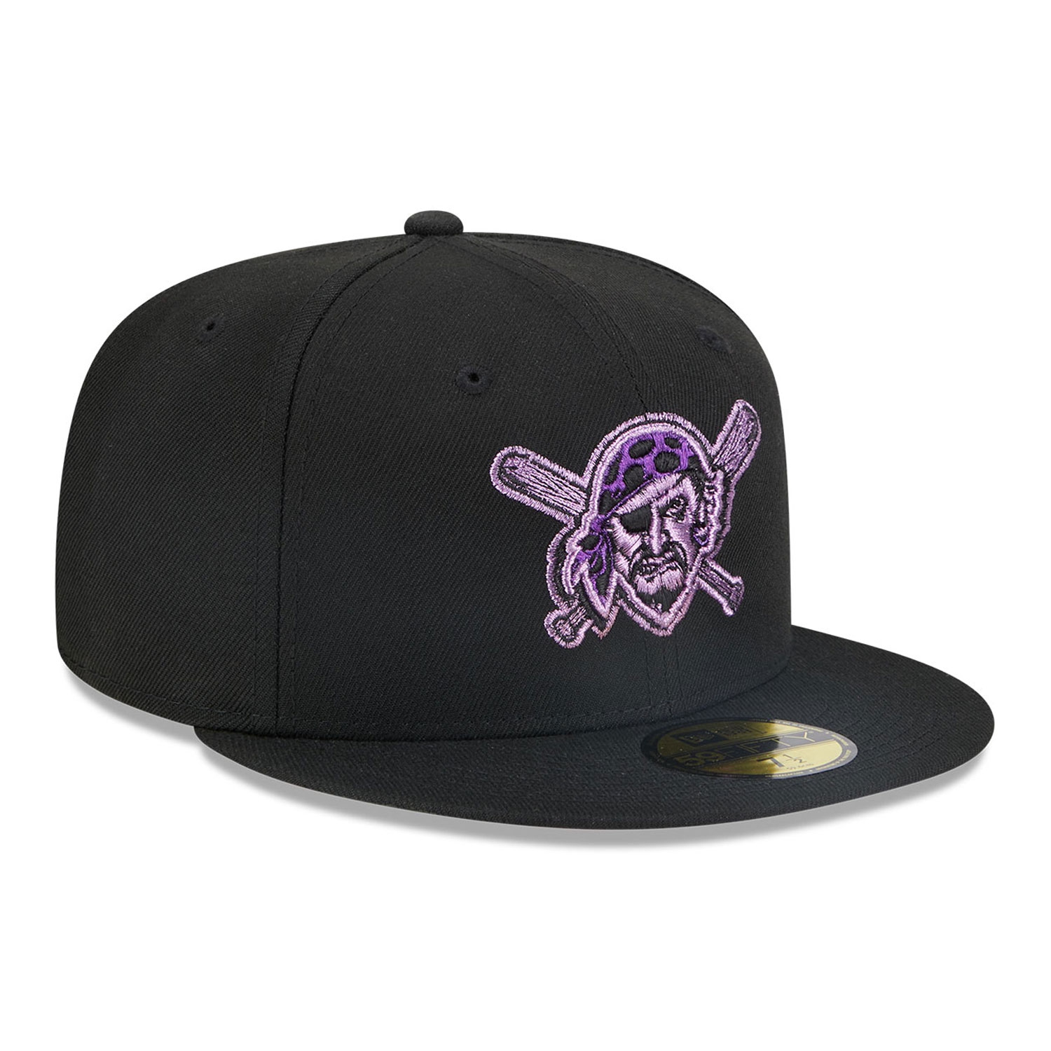 Pittsburgh Pirates Metallic Pop Black 59FIFTY Fitted Cap