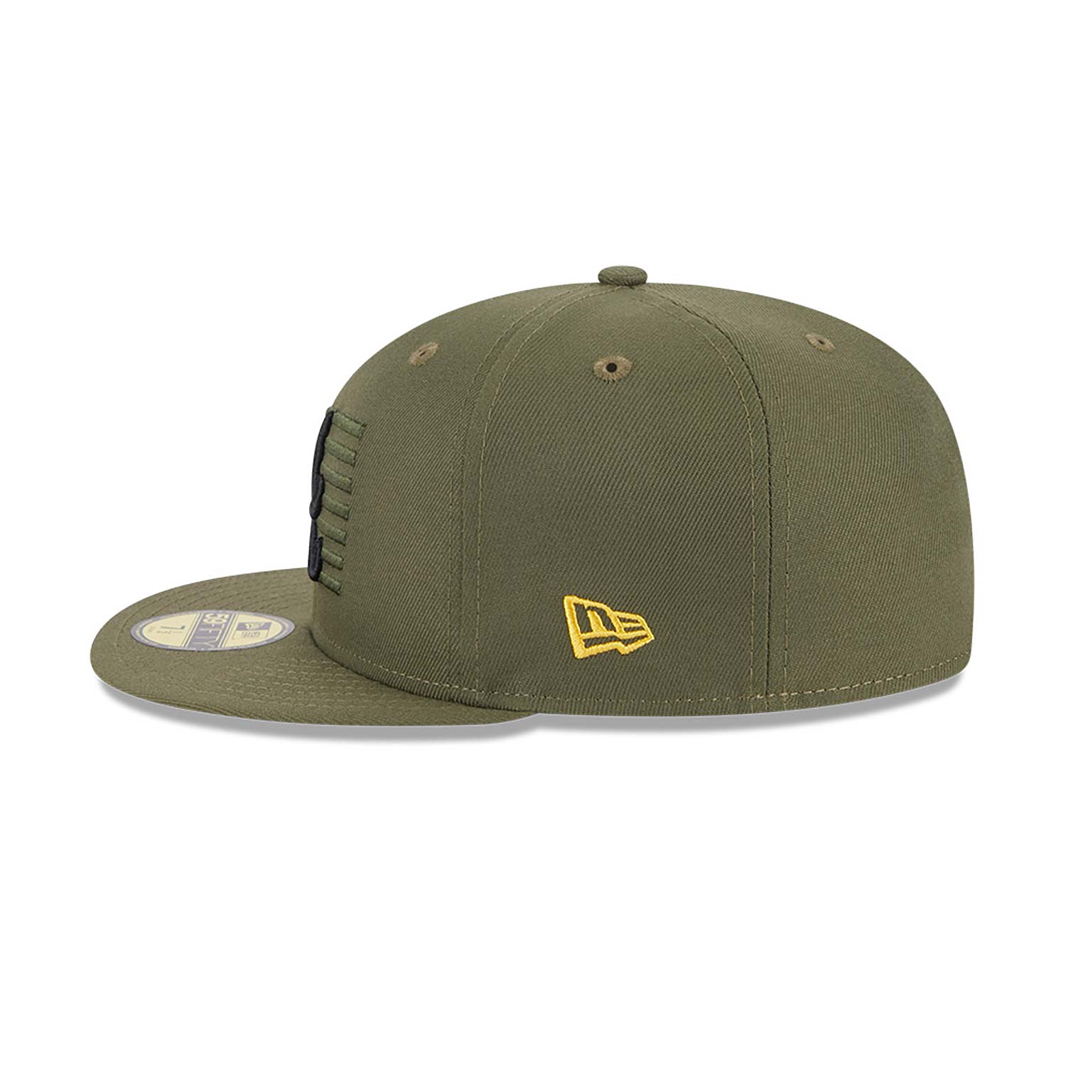 Atlanta Braves MLB Armed Forces Day Green 59FIFTY Fitted Cap