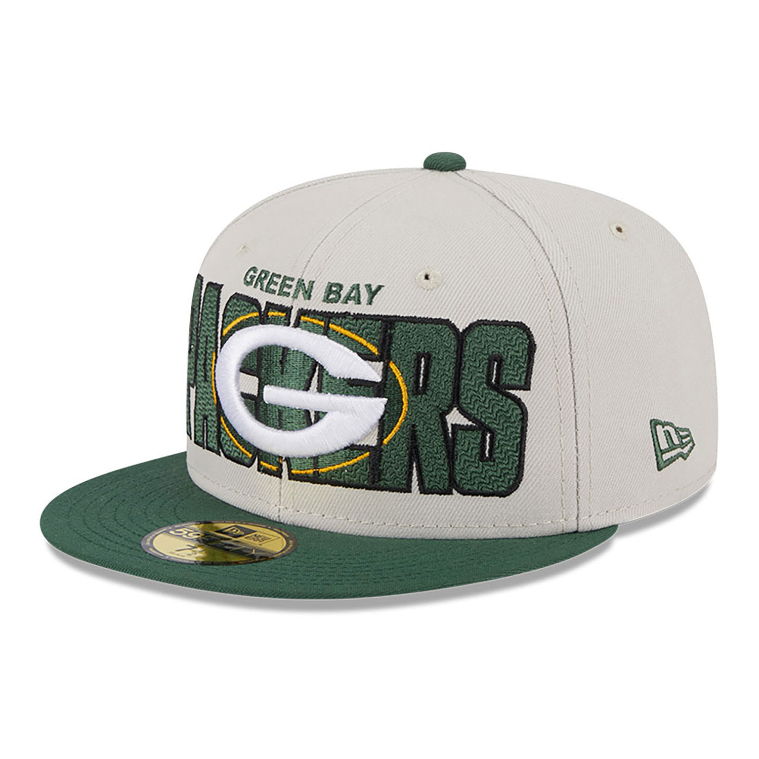 Green Bay Packers NFL 2023 Draft White 59FIFTY Fitted Cap