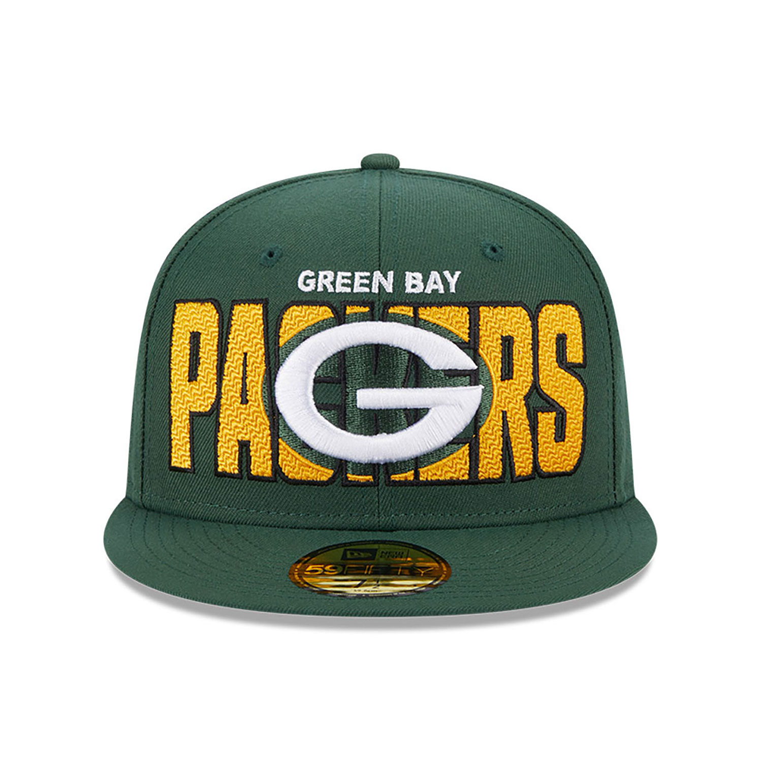 Green Bay Packers NFL 2023 Draft Green 59FIFTY Fitted Cap