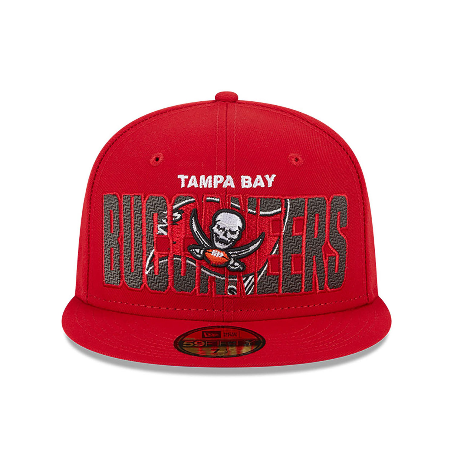 Tampa Bay Buccaneers NFL 2023 Draft Red 59FIFTY Fitted Cap