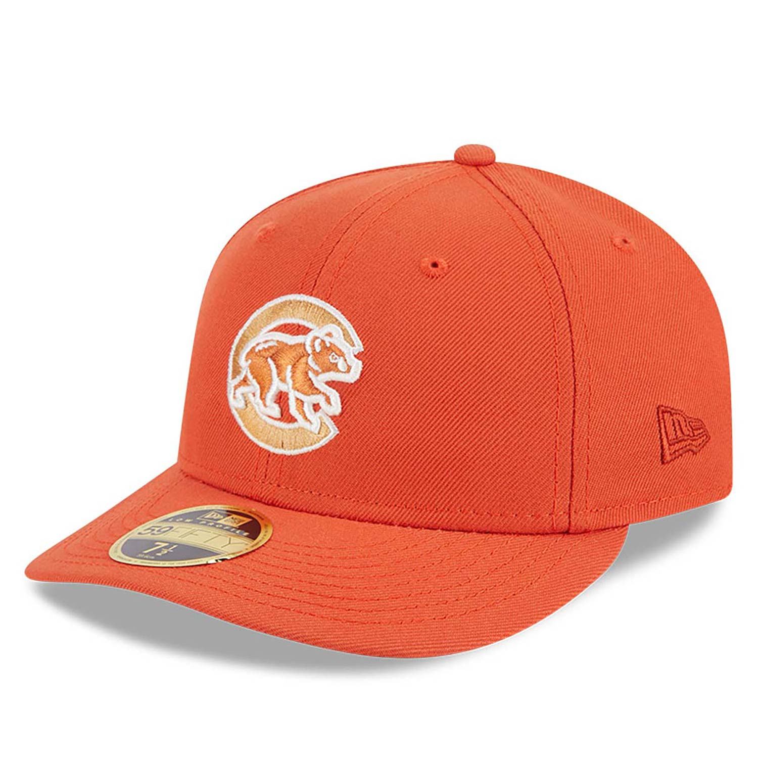 Chicago Cubs Repreve Orange Low Profile 59FIFTY Fitted Cap