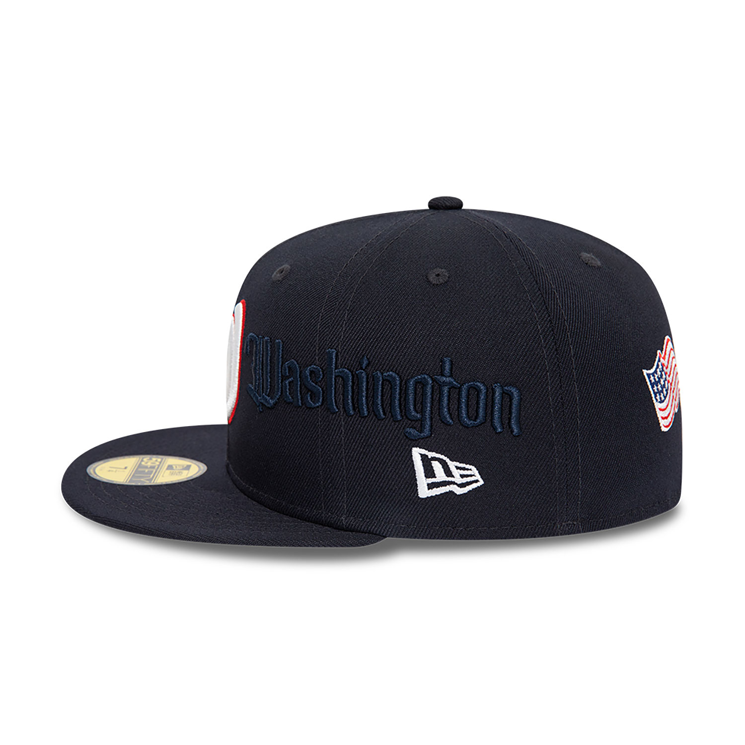 Washington Nationals Script Blue 59FIFTY Fitted Cap
