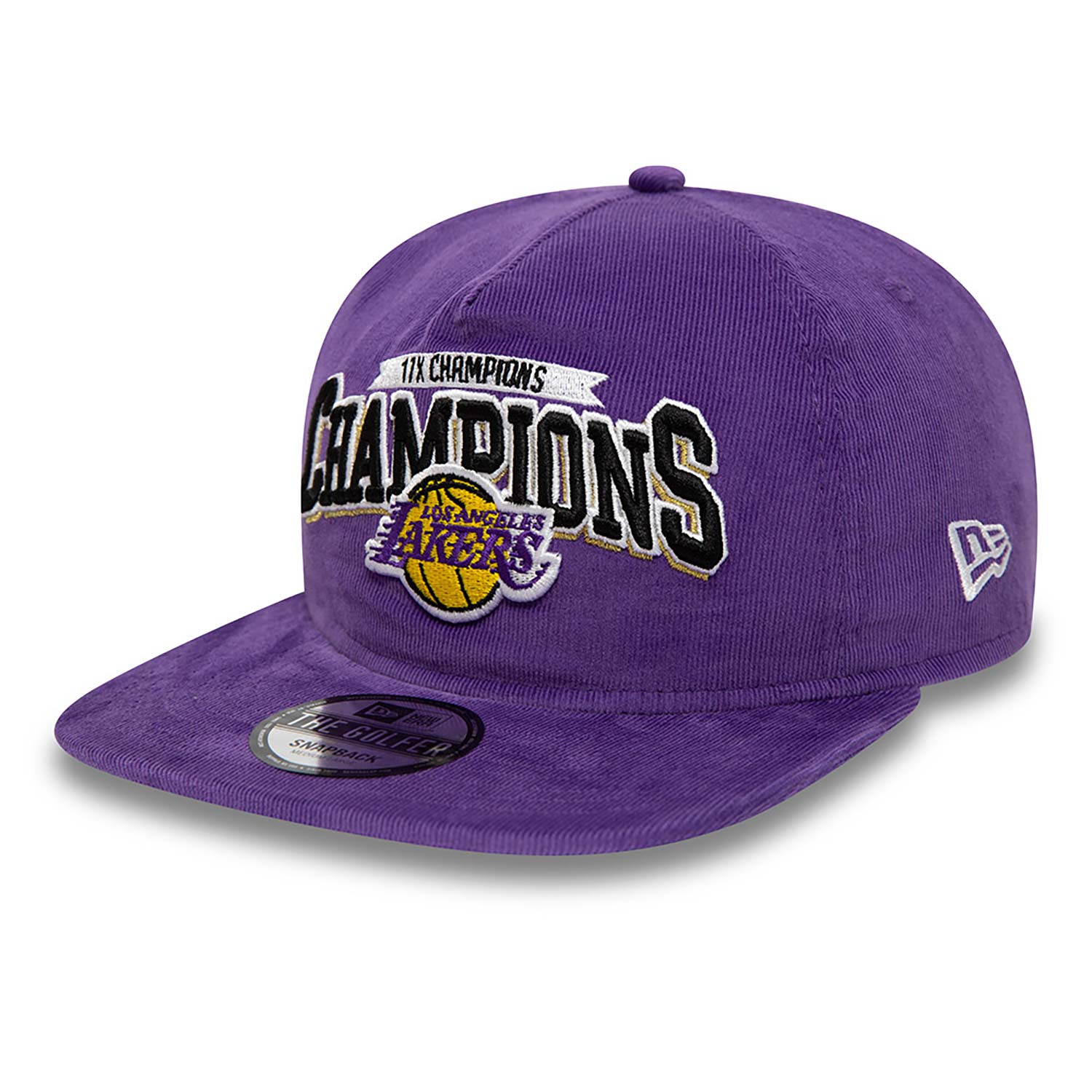 LA Lakers League 17X Champions Purple Golfer Snapback Cap