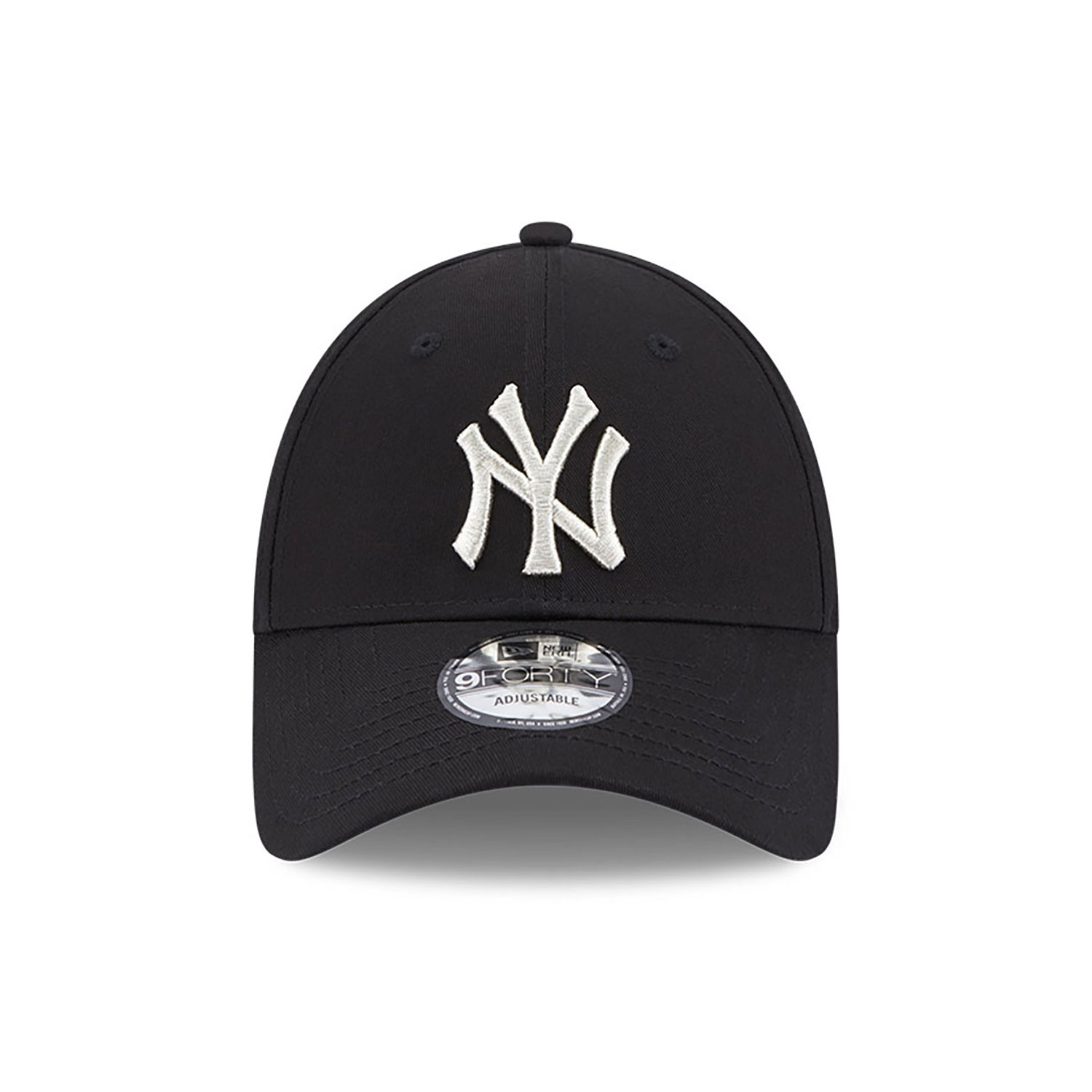 New York Yankees Metallic Logo Womens Black 9FORTY Adjustable Cap