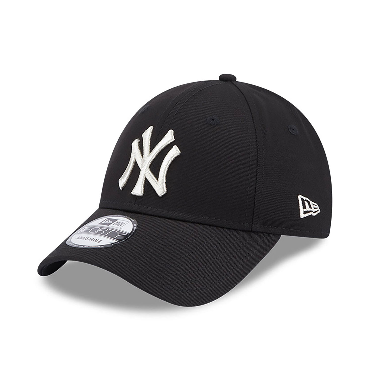 New York Yankees Metallic Logo Womens Black 9FORTY Adjustable Cap