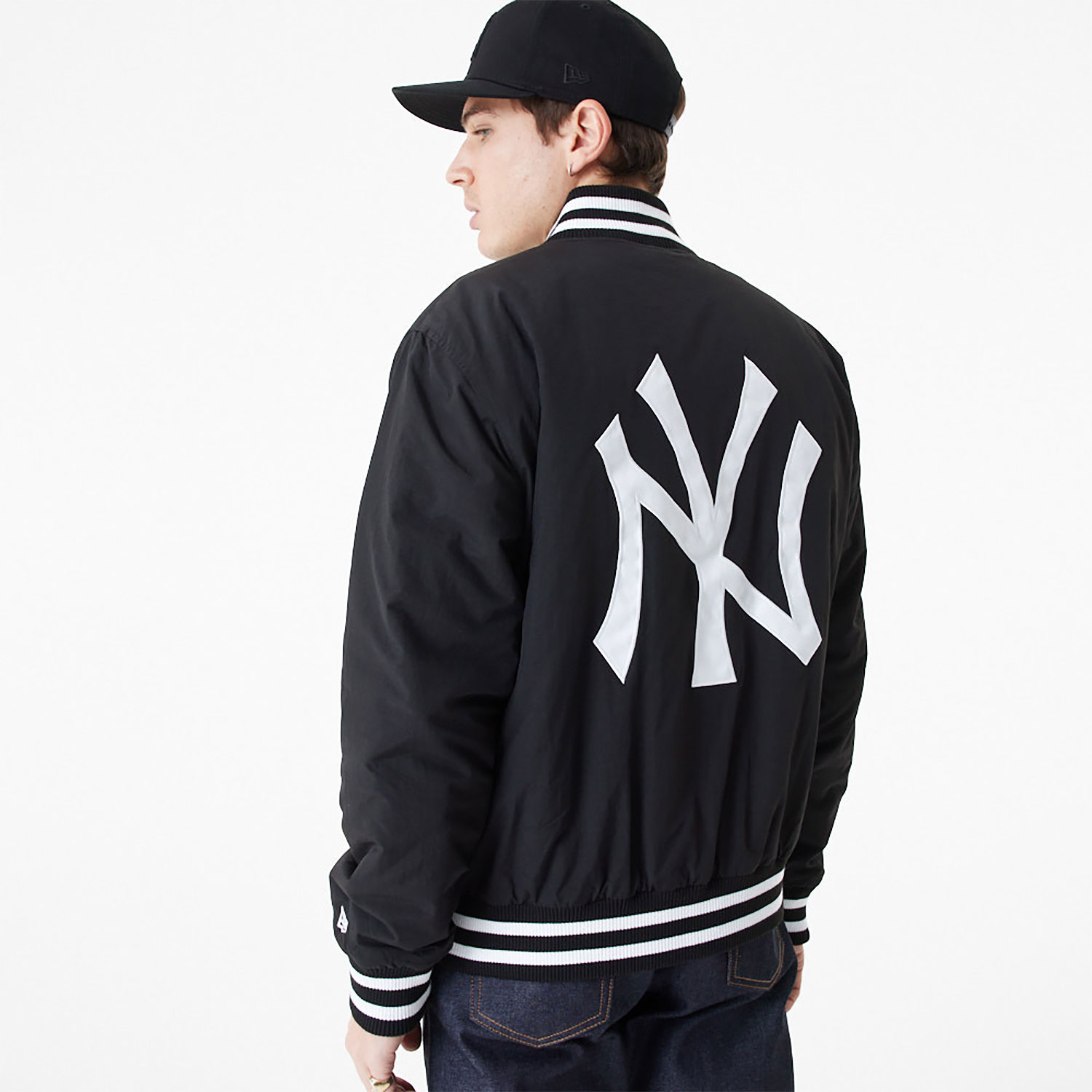 New York Yankees MLB Black Bomber Jacket