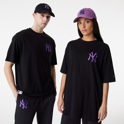 New York Yankees League Essential Oversized T-Shirt Orange