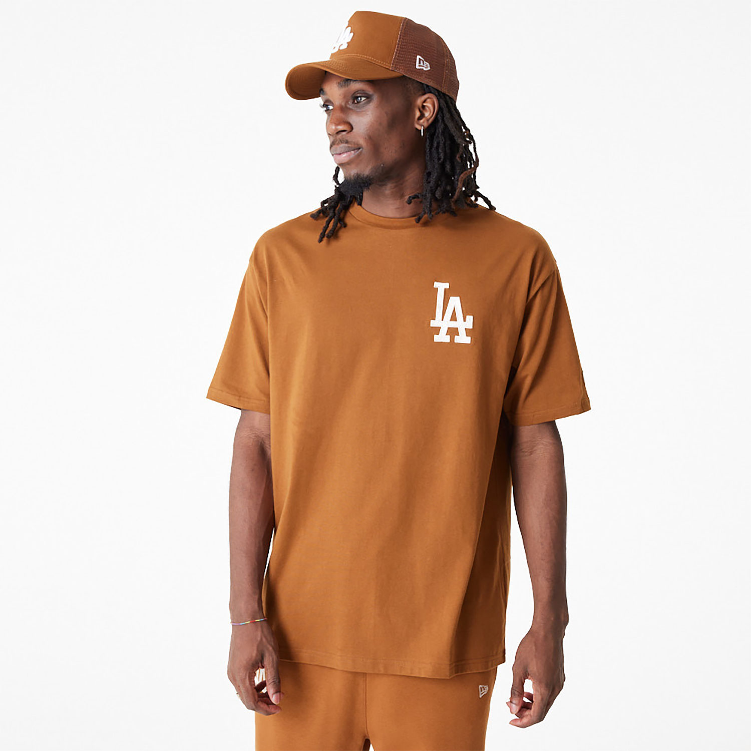 LA Dodgers League Essential Oversized Brown T-Shirt