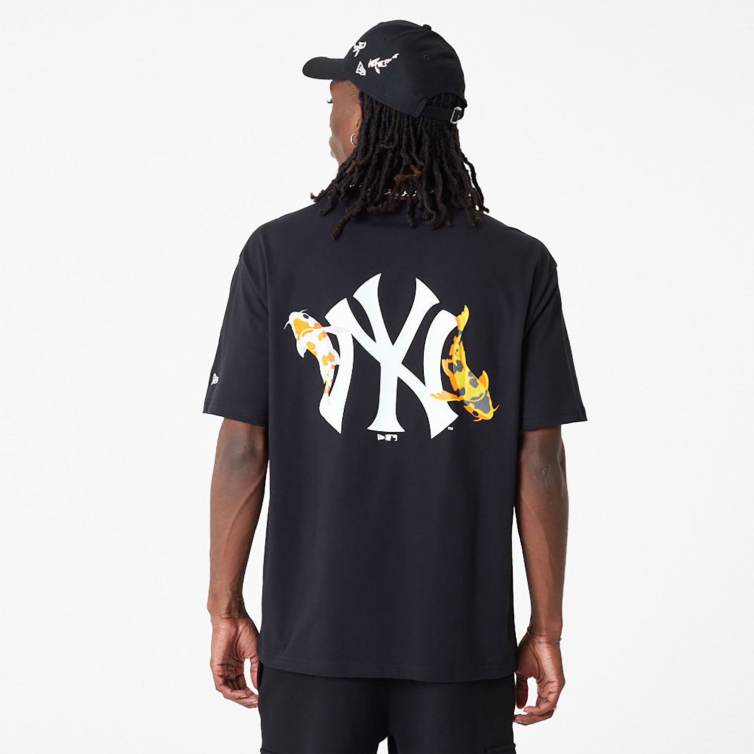 New York Yankees MLB Majestic Threads Men's XL Black Graphic T