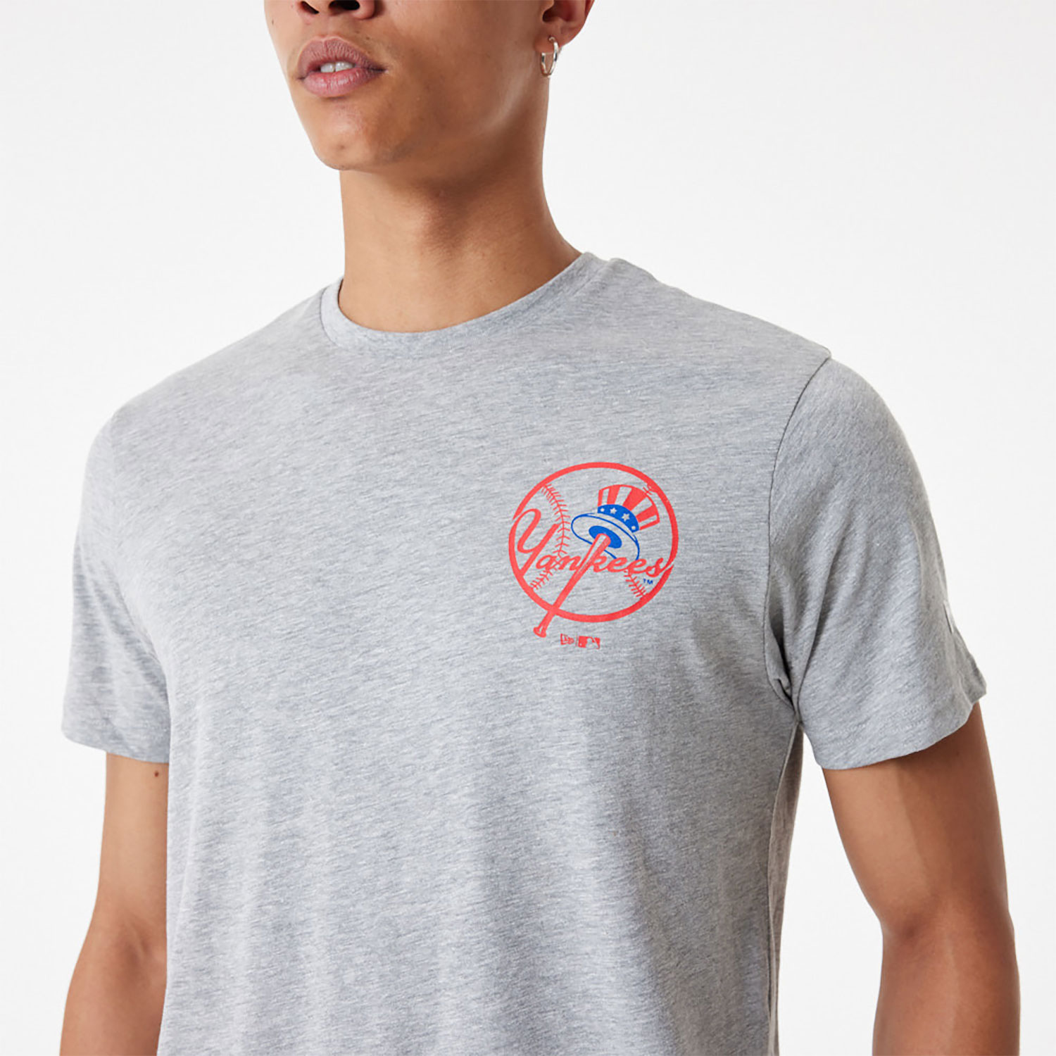 New York Yankees MLB Team Graphic Grey T-Shirt