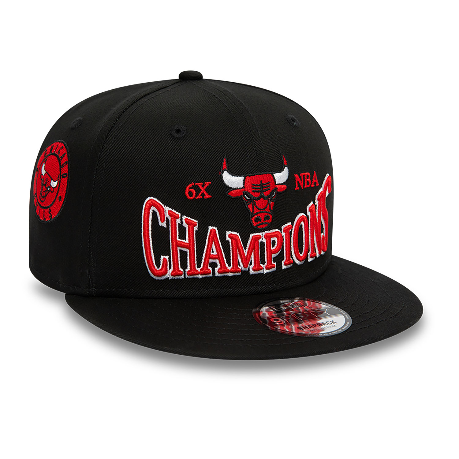 Chicago Bulls Champions Patch Black 9FIFTY Snapback Cap