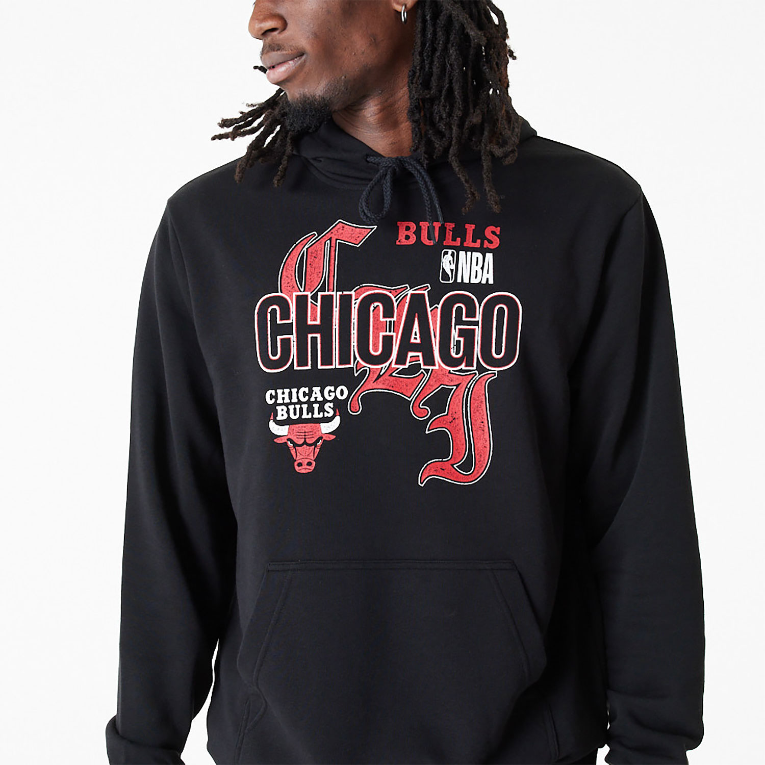 Chicago Bulls NBA Team Graphic Black Pullover Hoodie