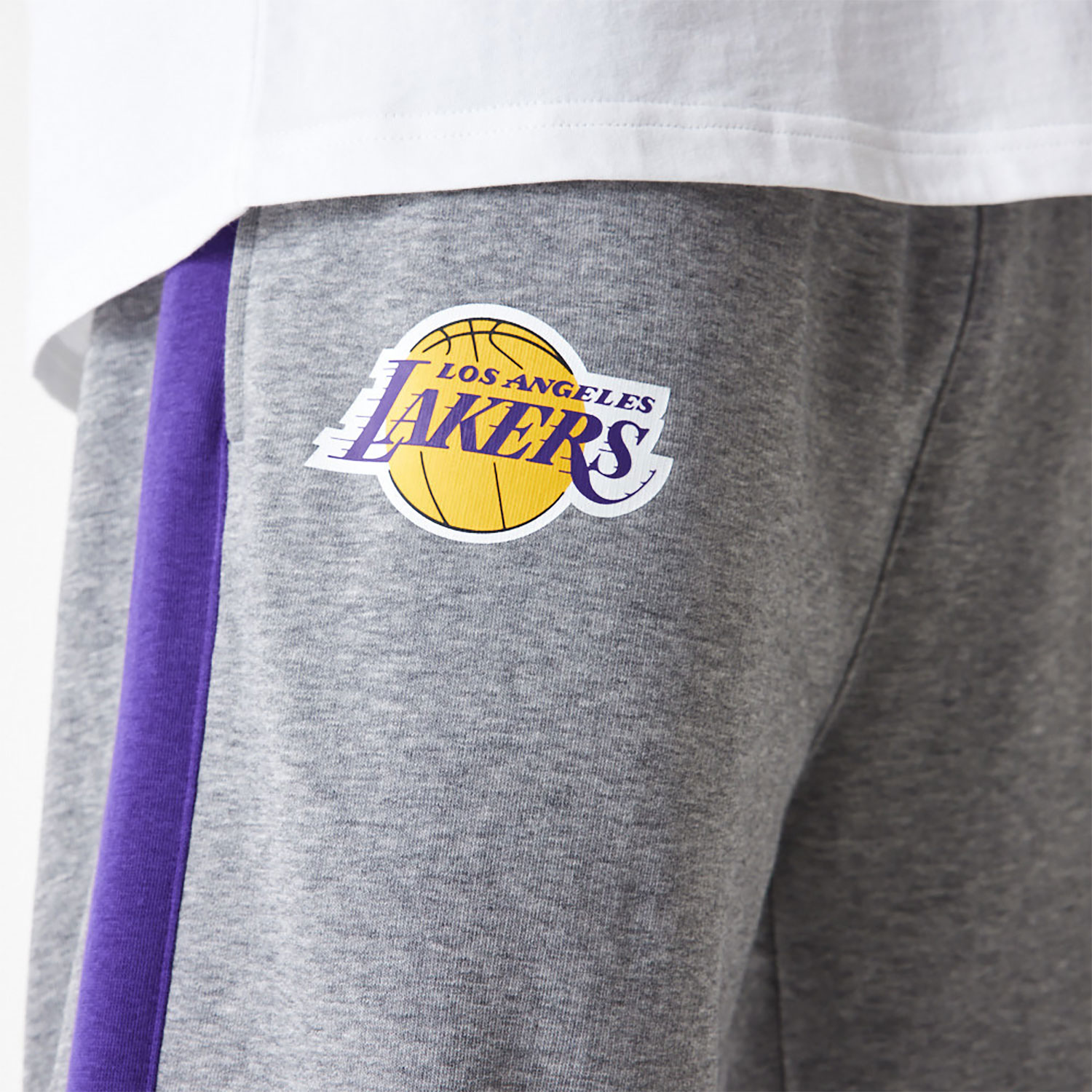LA Lakers NBA Colour Block Grey Joggers
