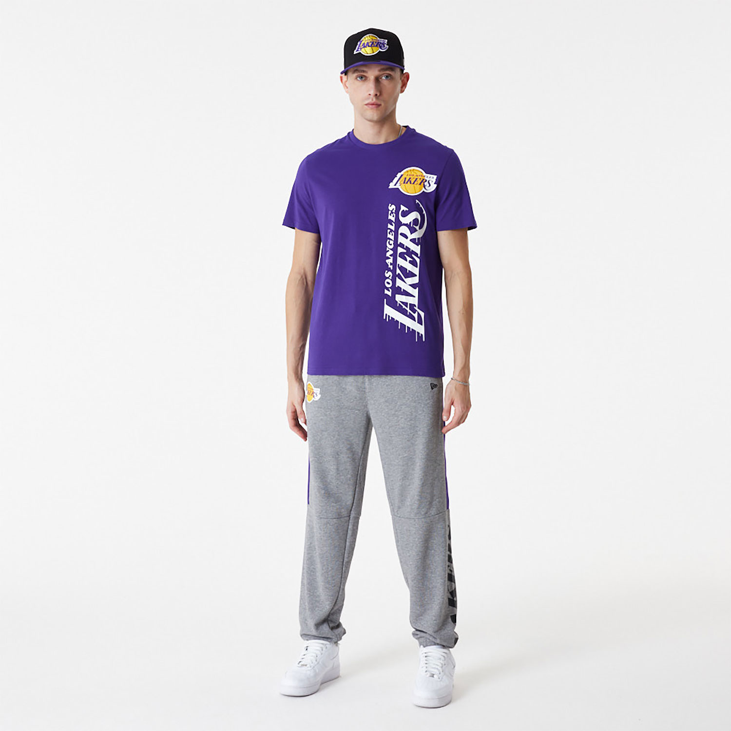 LA Lakers NBA Team Colour Purple T-Shirt