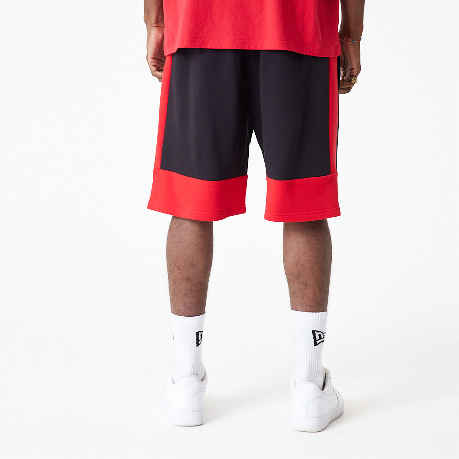 Chicago Bulls NBA Colour Block Black Shorts