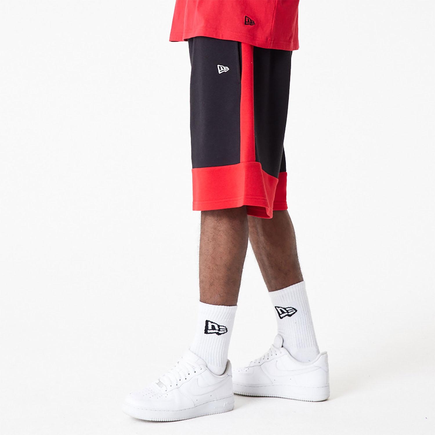 Chicago Bulls NBA Colour Block Black Shorts