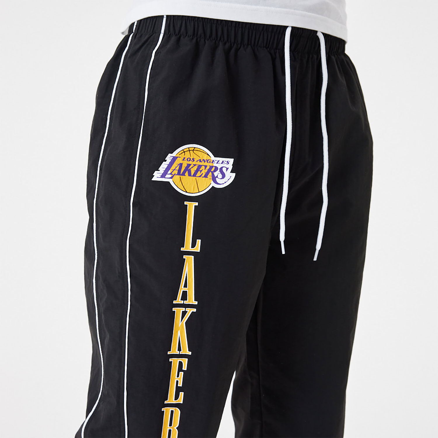 LA Lakers NBA Lifestyle Black Track Pants