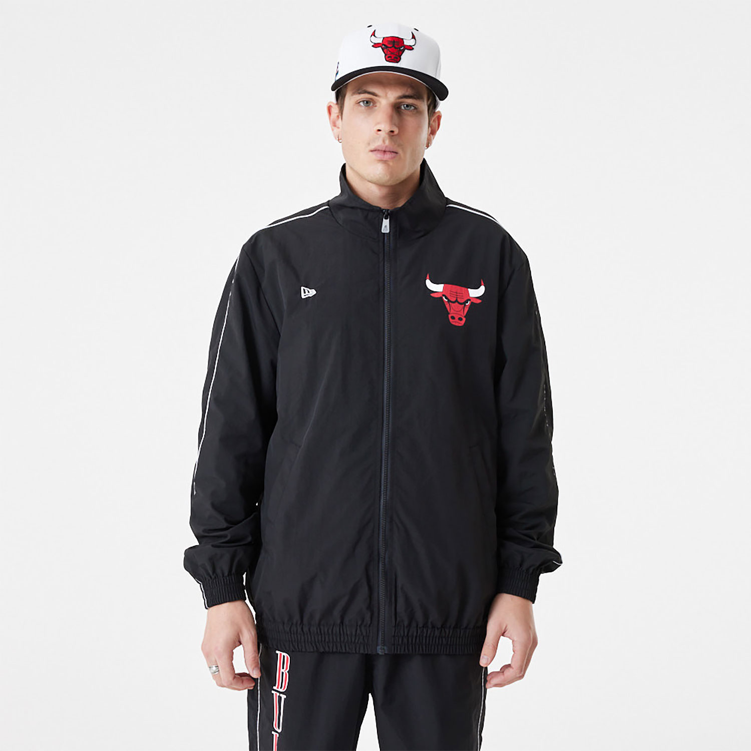 Chicago Bulls NBA Lifestyle Black Track Jacket