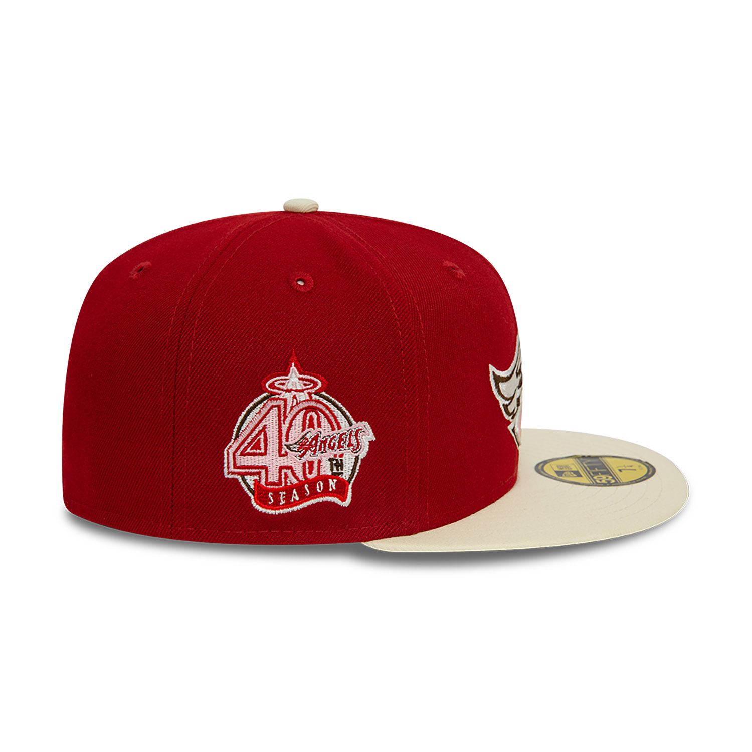Anaheim Angels Dark Red 59FIFTY Fitted Cap