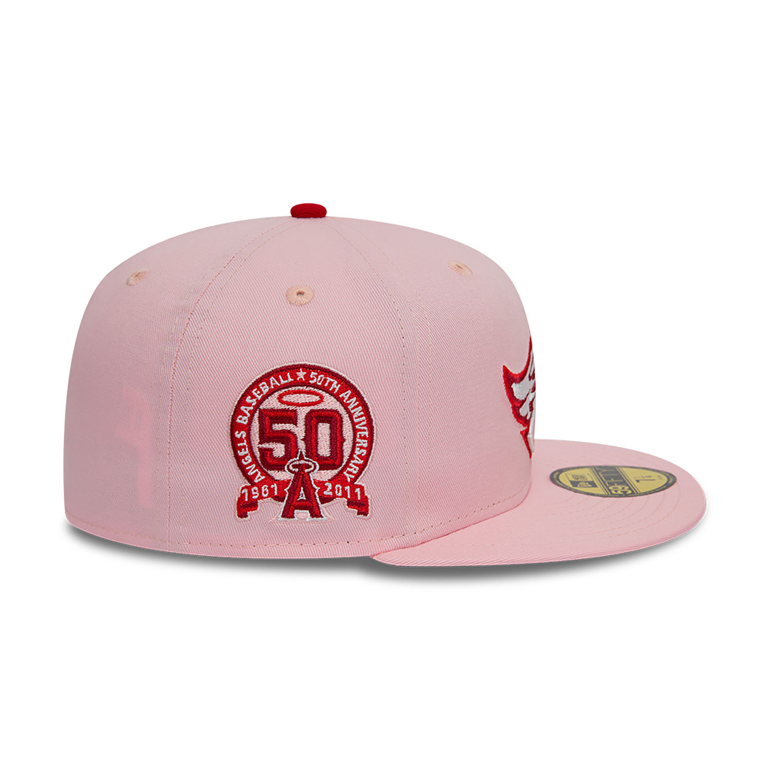 Anaheim Angels Pink 59FIFTY Fitted Cap