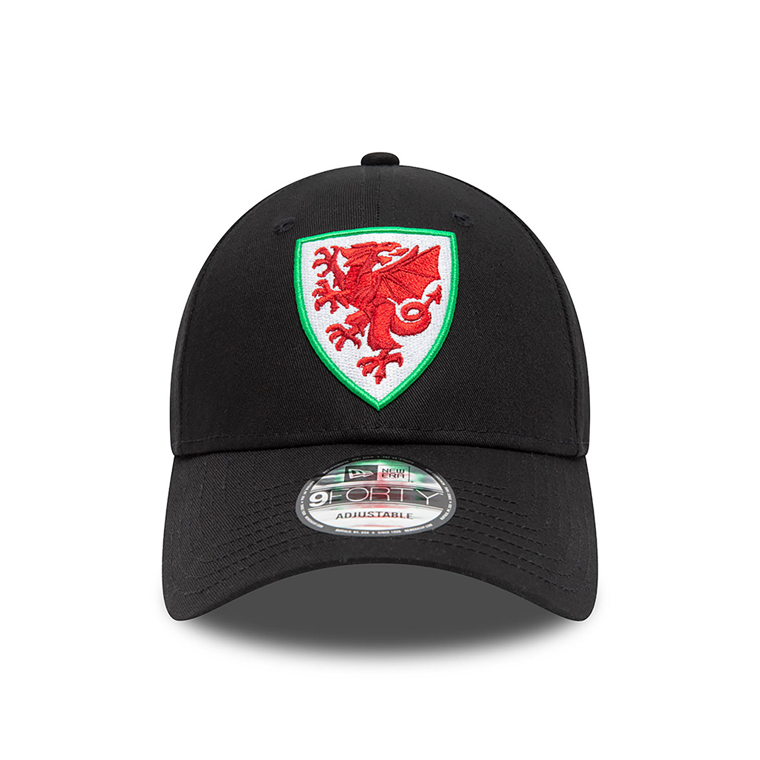 Football Association Of Wales Black 9FORTY Adjustable Cap