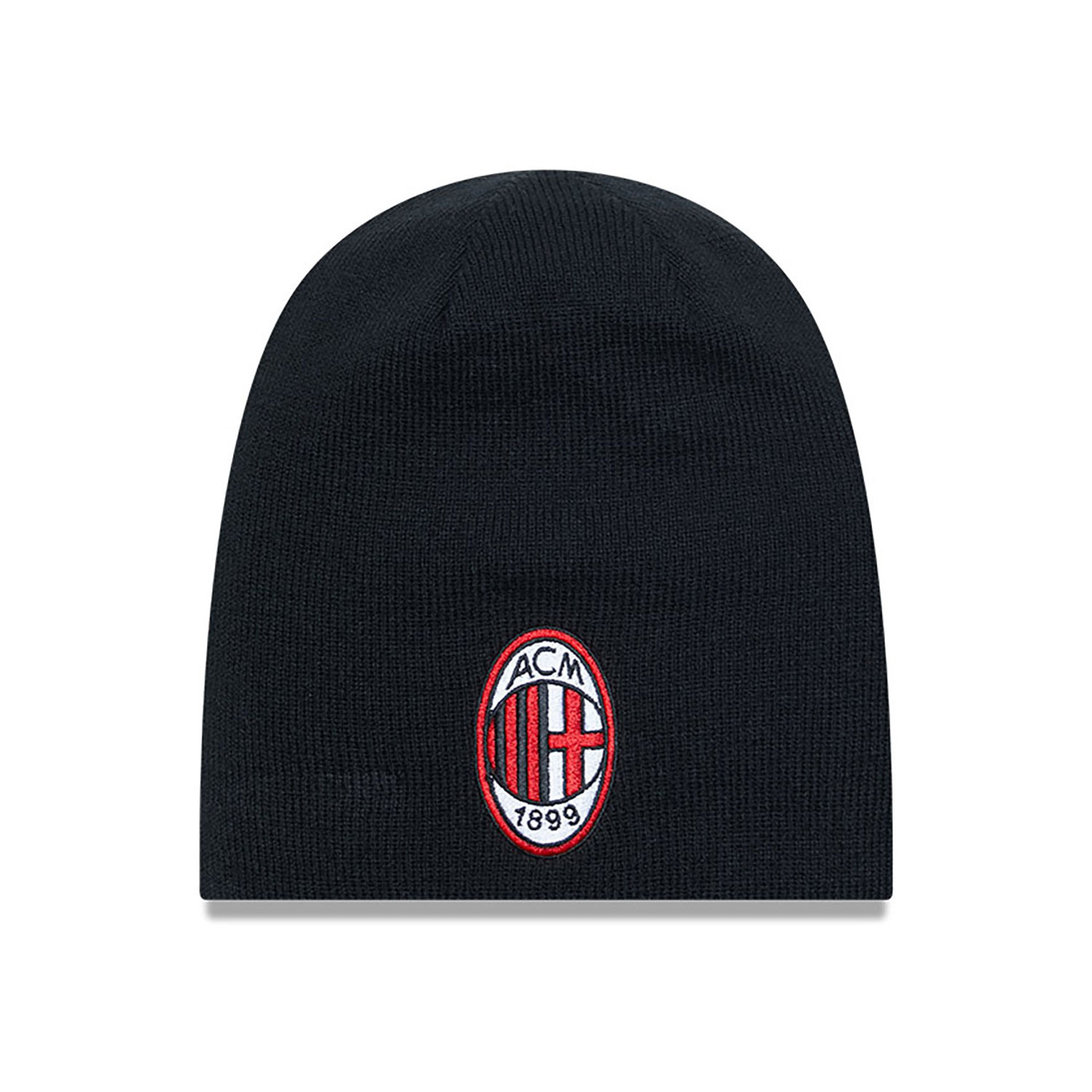 AC Milan Black Cuff Knit Beanie Hat