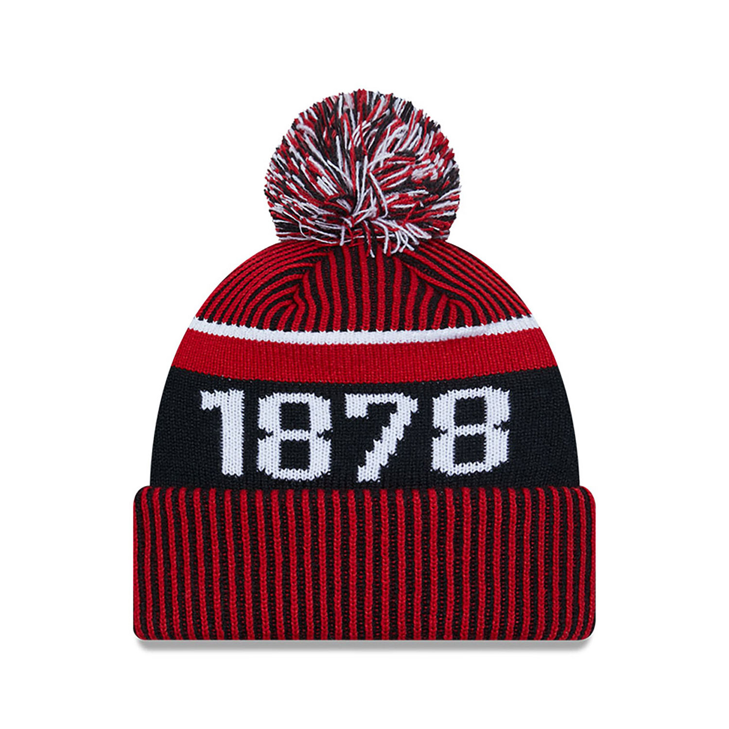 Manchester United FC Red Bobble Knit Beanie Hat