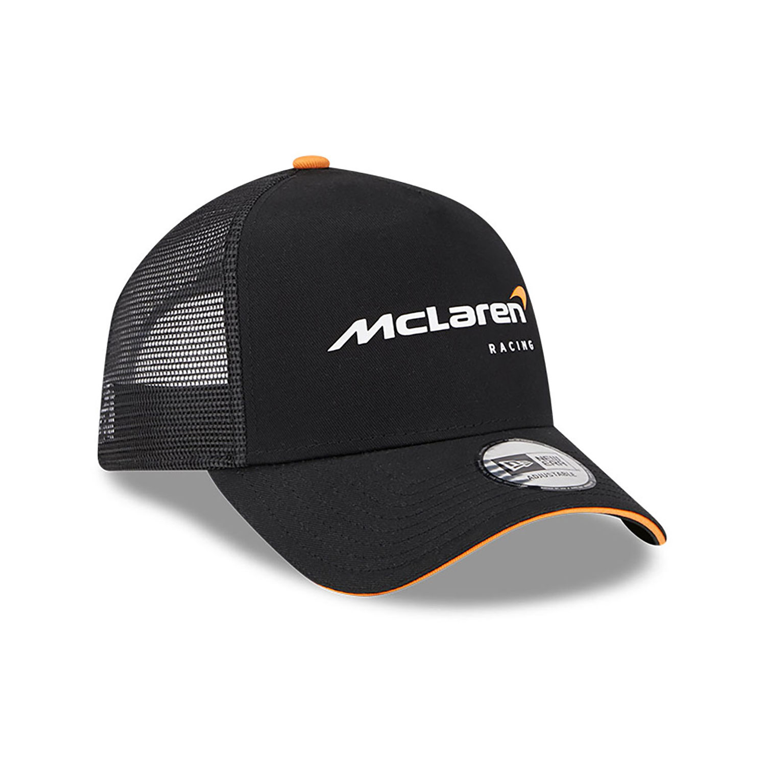 McLaren Racing Black A-Frame Trucker