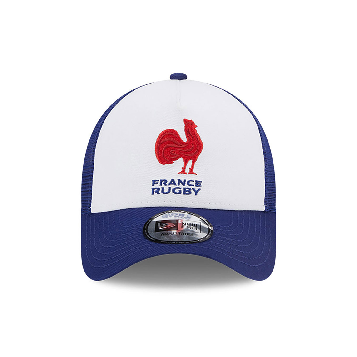 French Federation Of Rugby Youth White A-Frame Trucker Cap