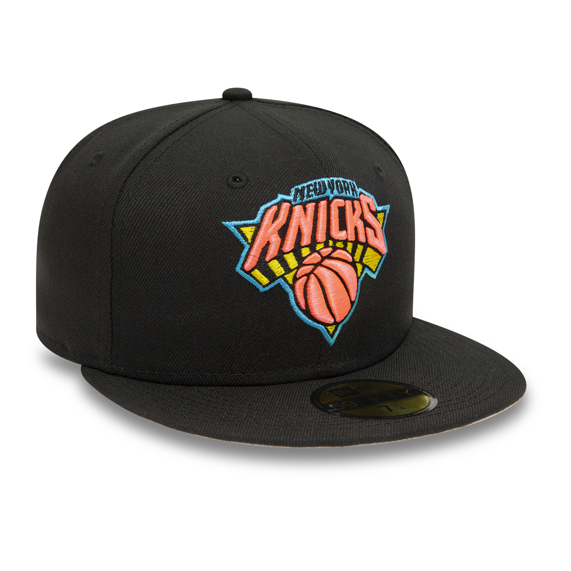 New York Knicks NBA Logomania Black 59FIFTY Fitted Cap