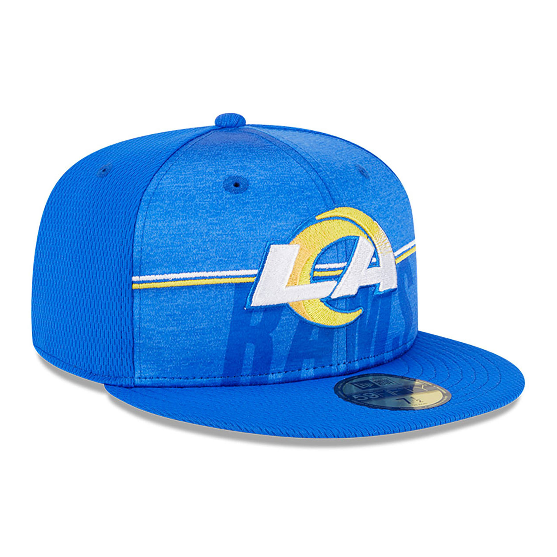 LA Rams NFL Training Blue 59FIFTY Fitted Cap