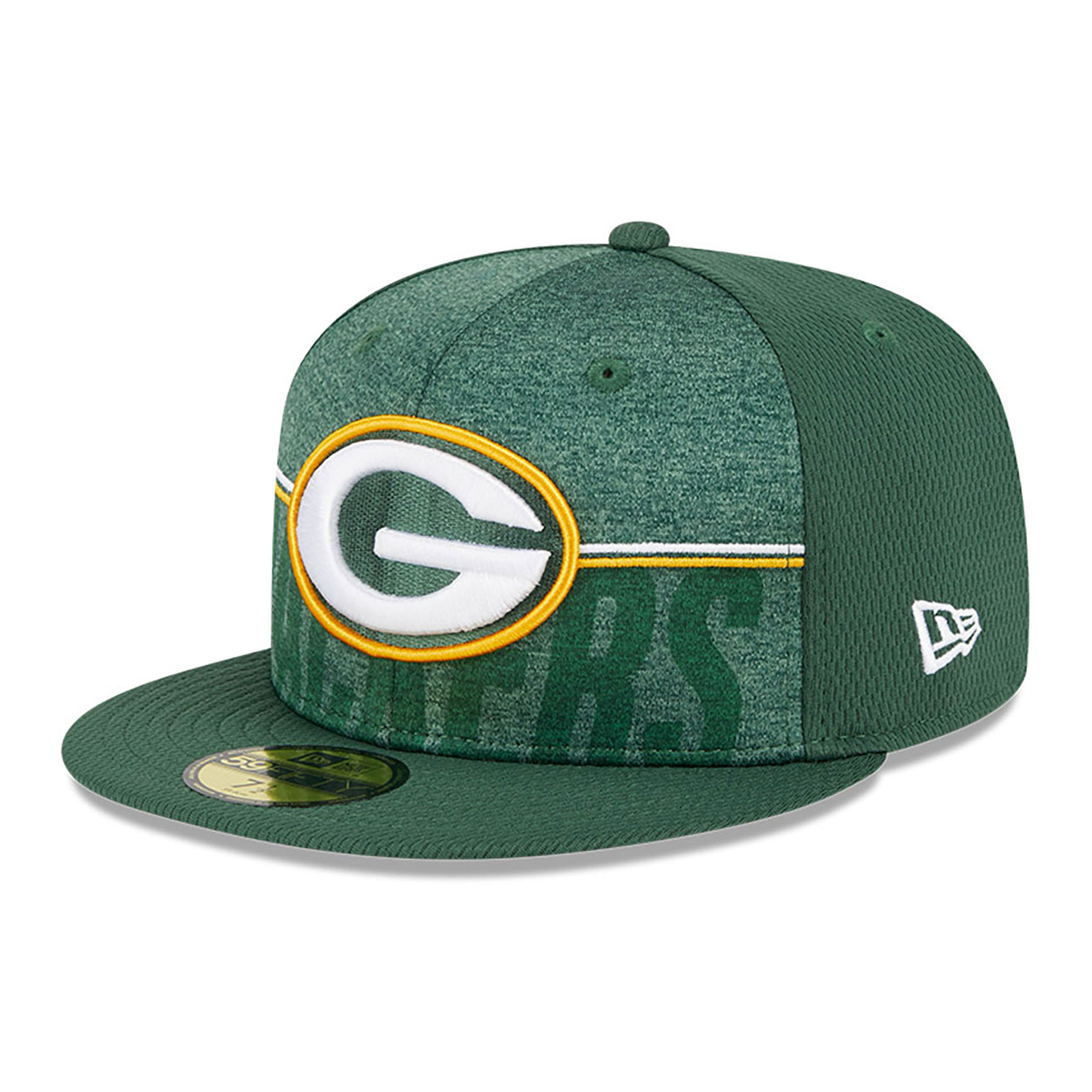 Green Bay Packers NFL Training Green 59FIFTY Fitted Cap