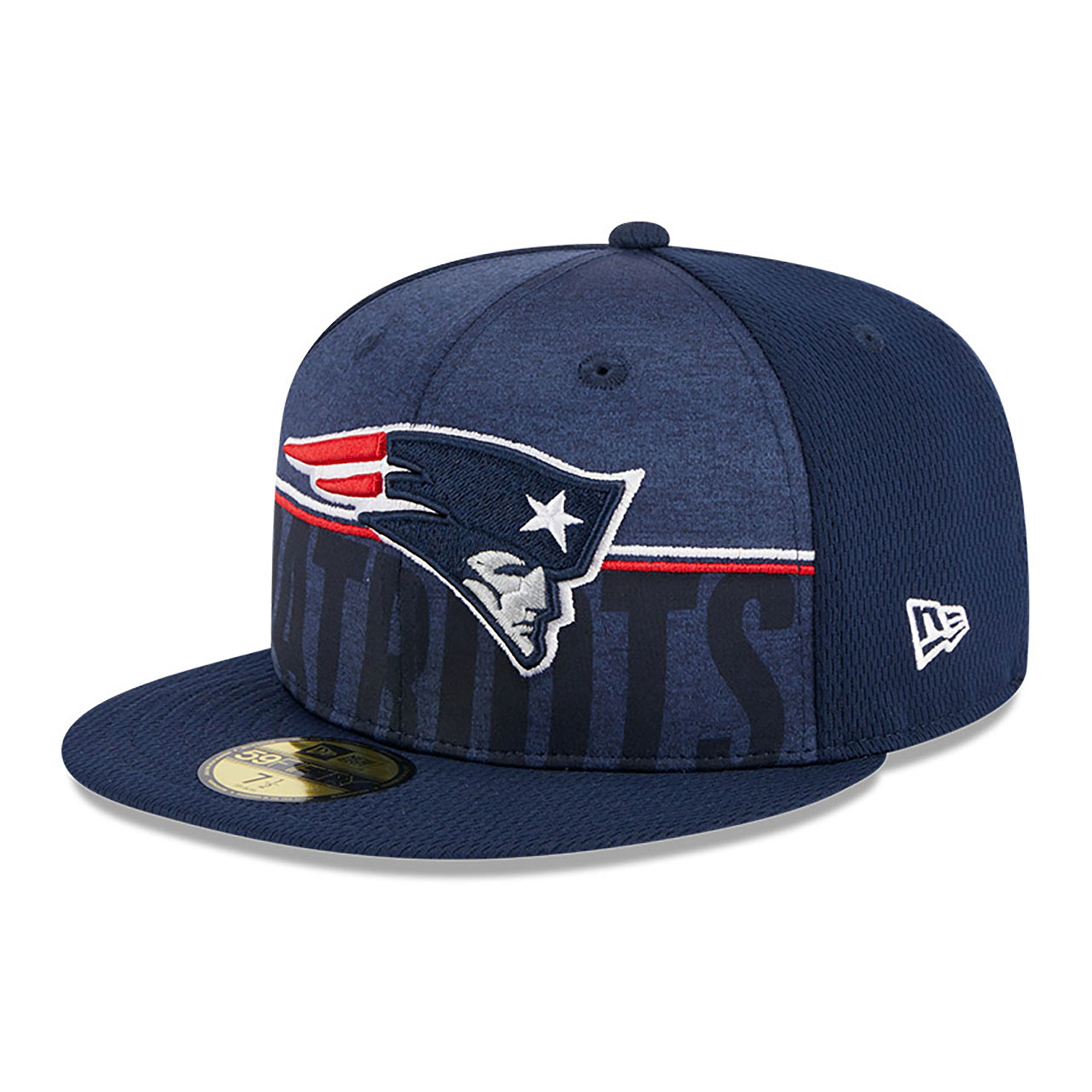 New England Patriots NFL Training Dark Blue 59FIFTY Fitted Cap