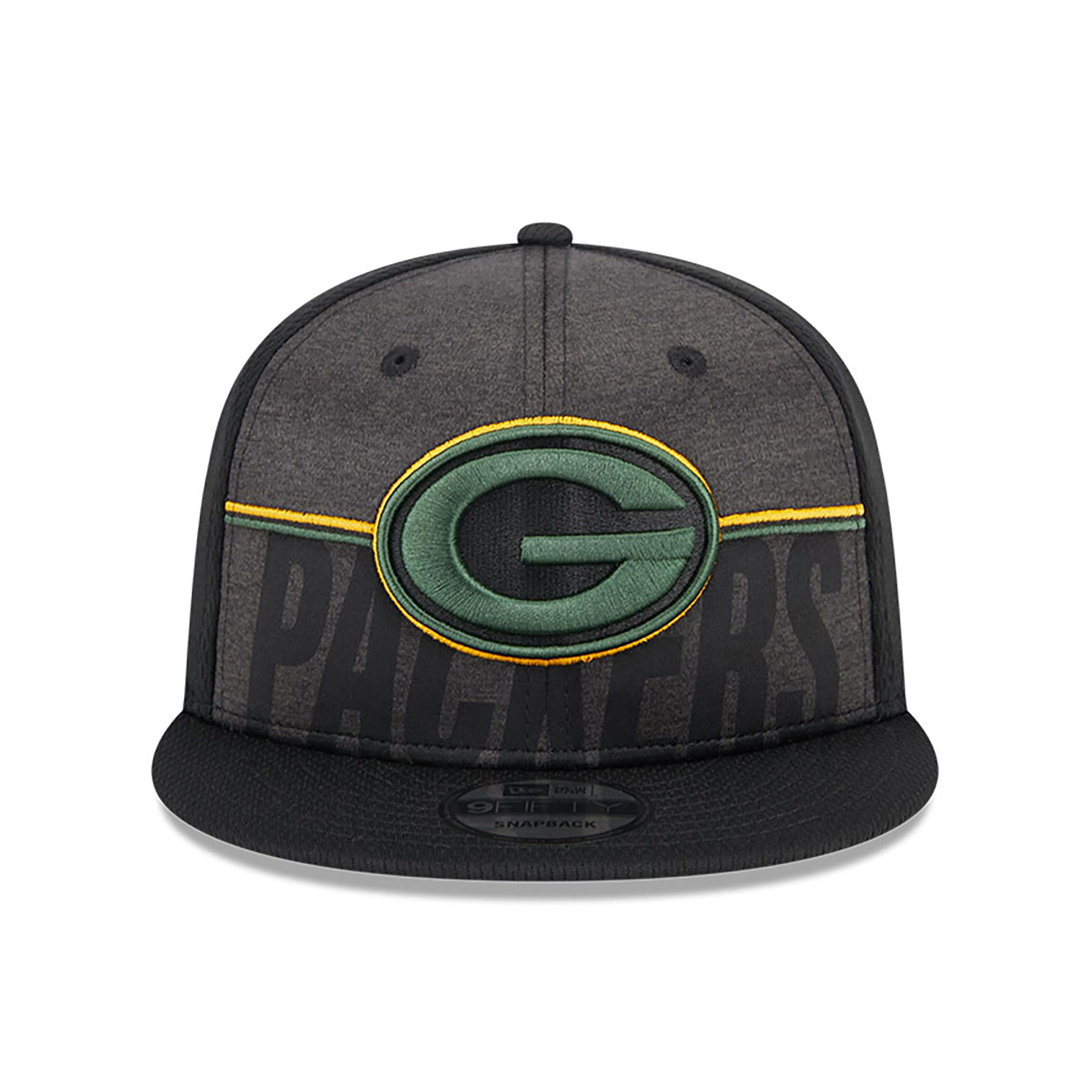 Green Bay Packers NFL Training Black 9FIFTY Snapback Cap