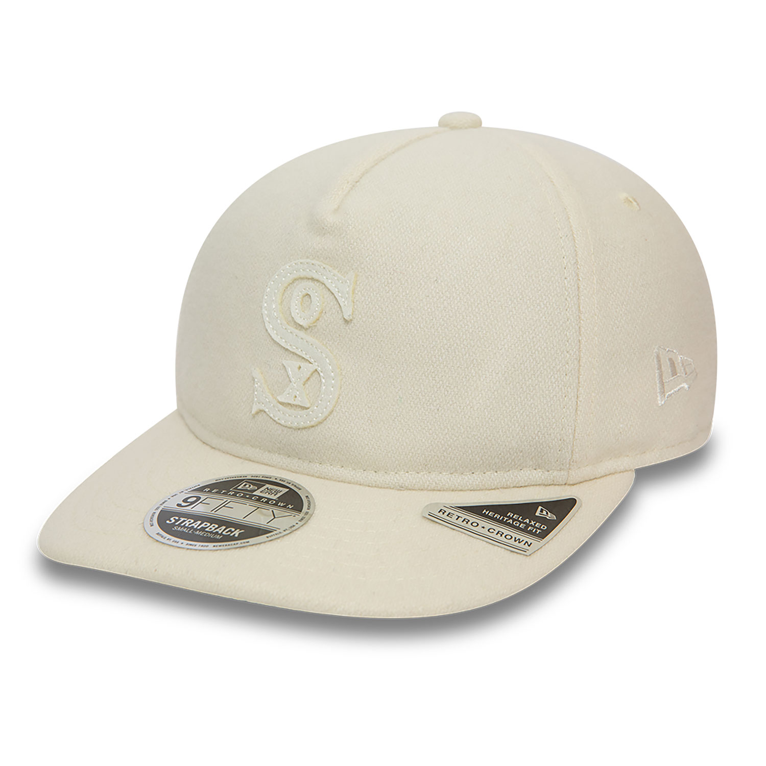 Chicago White Sox MLB Cooperstown Off White Retrocrown 9FIFTY Strapback Cap