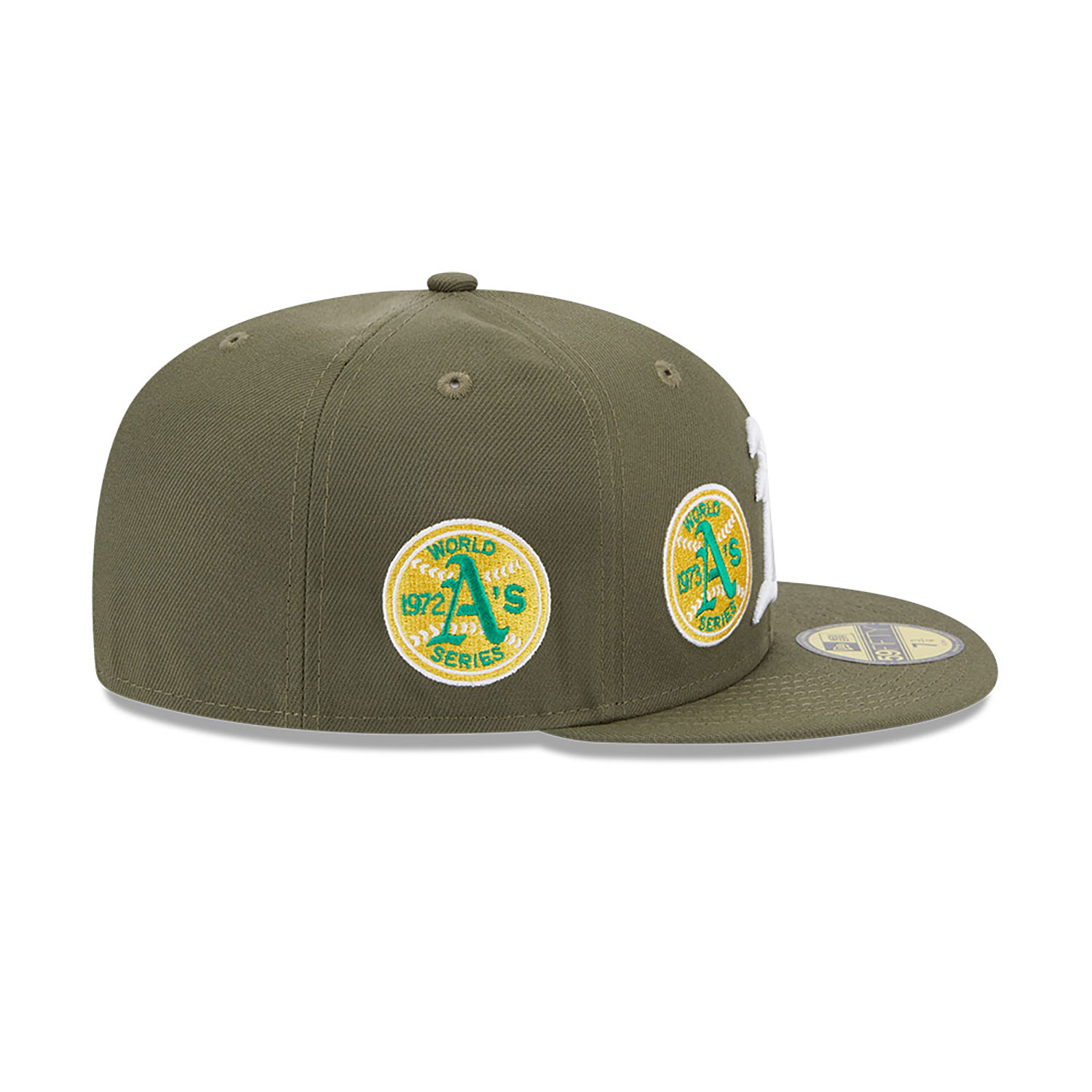 Oakland Athletics World Series Khaki 59FIFTY Fitted Cap