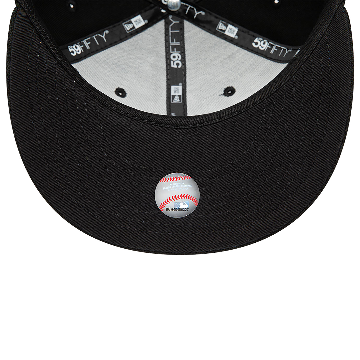 Detroit Tigers MLB Black and White 59FIFTY Fitted Cap