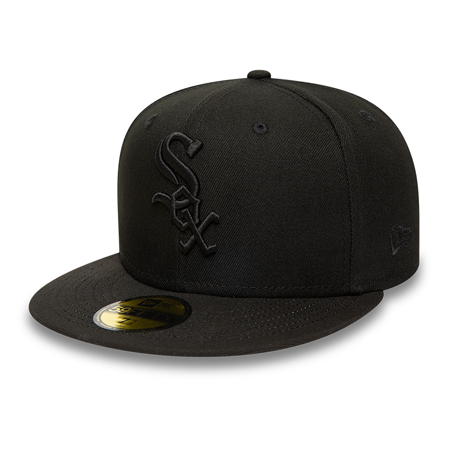 Chicago White Sox MLB Black on Black 59FIFTY Fitted Cap