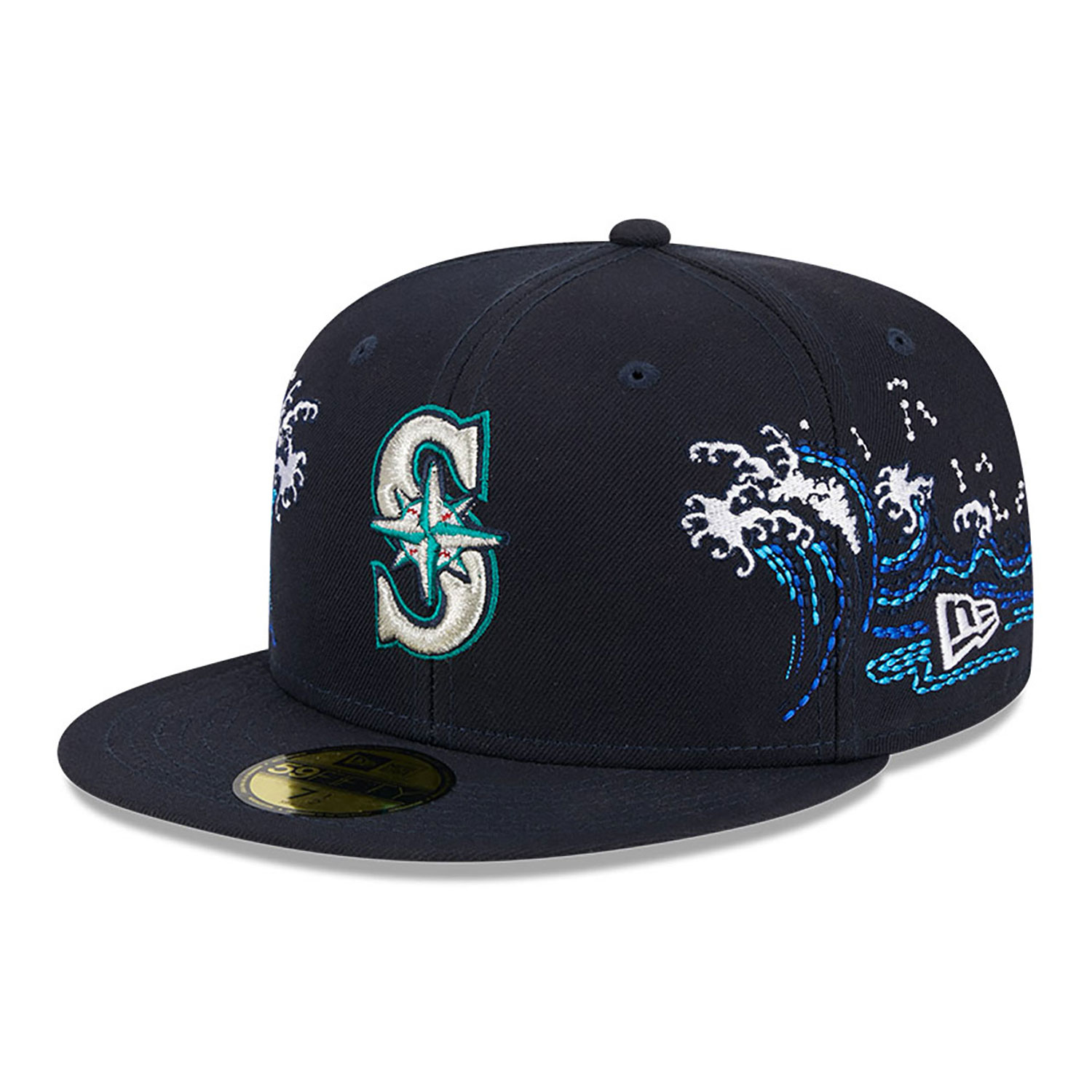 Seattle Mariners Tonal Wave Navy 59FIFTY Fitted Cap