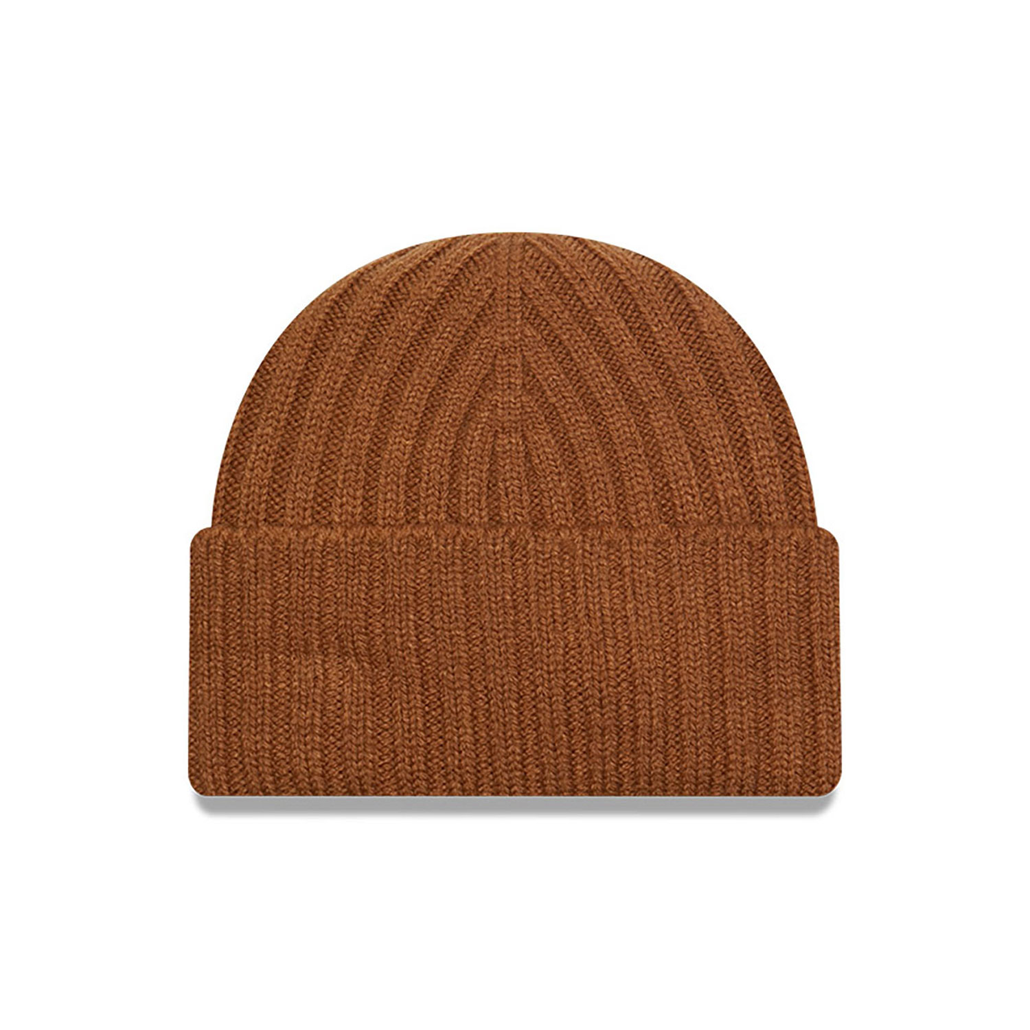 New Era Short Rib Brown Cuff Knit Beanie Hat