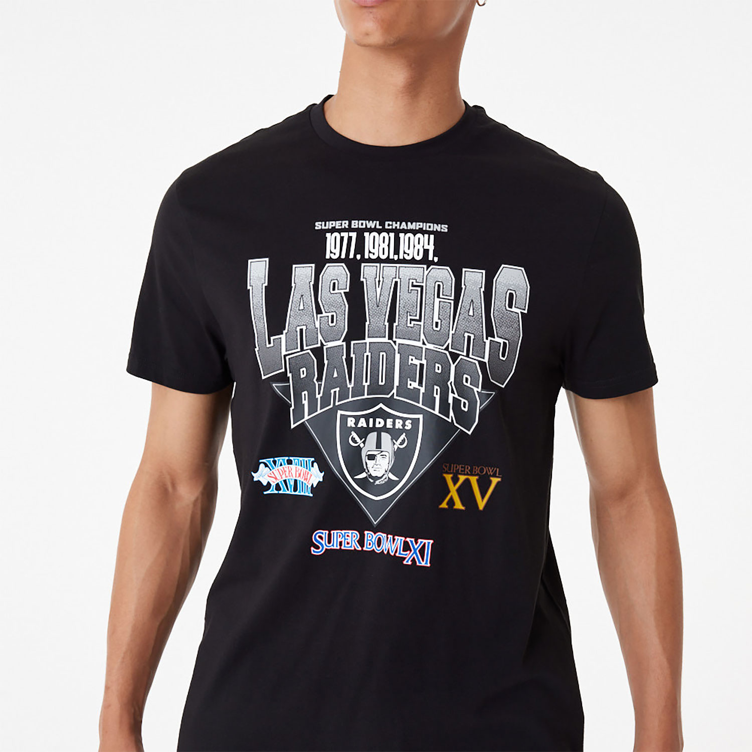 Las Vegas Raiders NFL Wordmark Black T-Shirt