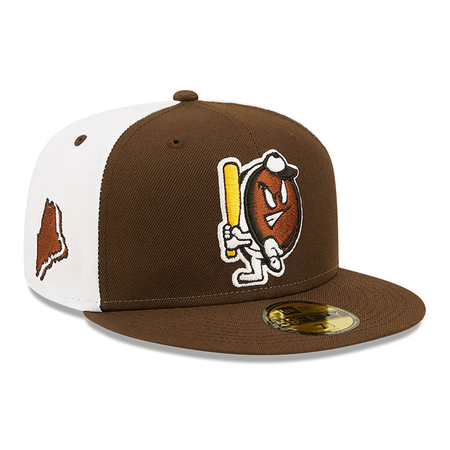 Portland Sea Dogs MiLB Theme Nights Brown 59FIFTY Fitted Cap